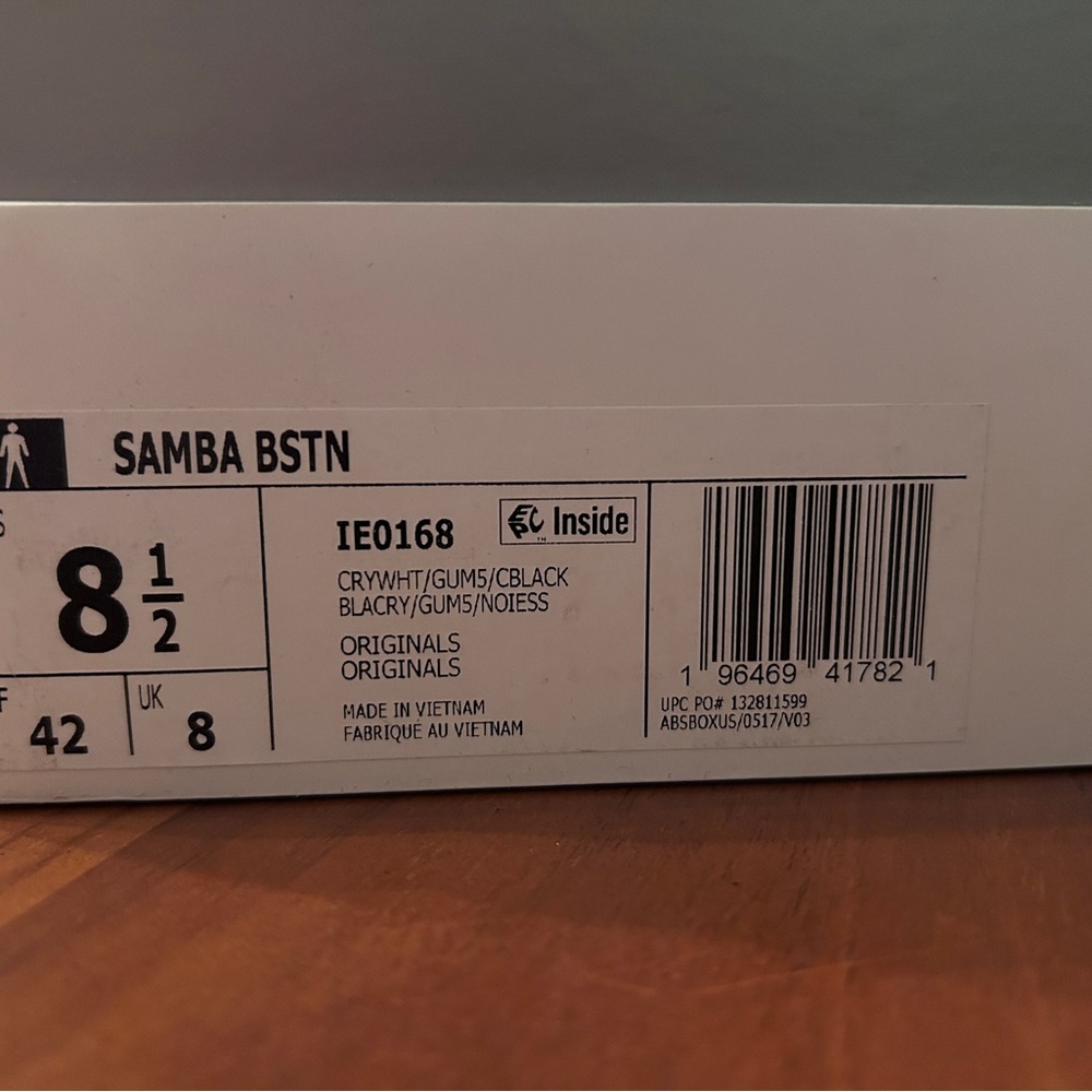 Adidas Women’s White and Black Sneakers 8.5 Samba BSTN - Picture 13 of 13